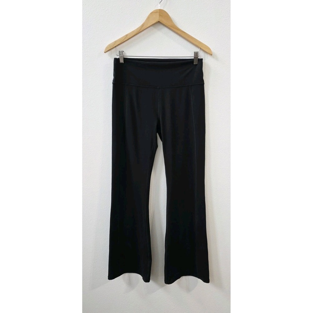 Fabletics Women's Size Large Black High Waisted Kick Flare Leggings